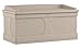 Suncast 99 Gallon Indoor/Outdoor Large Deck Storage Box, Light Taupe