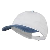 Pigment Dyed Ponytail Cap - Navy White