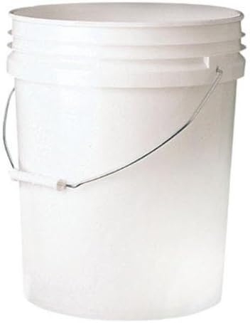 LeaktiteWhite 5 gal. Plastic Bucket