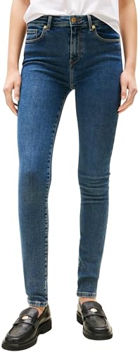 Tommy Hilfiger Womens Dee Como Skinny Mid Rise Jeans, Blue (Dee), 24W/30L