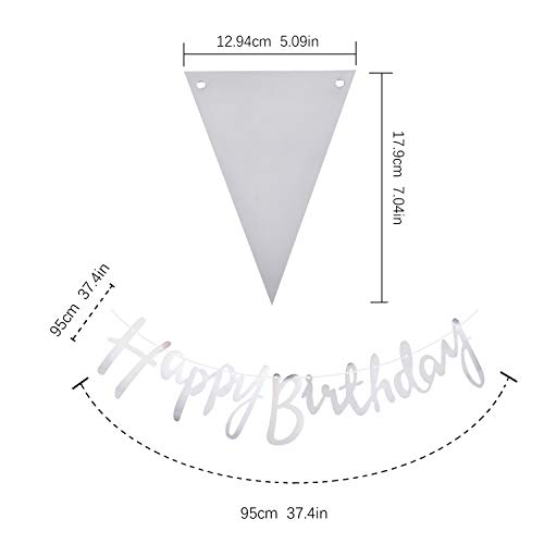 Dog Birthday Party Supplies, Lets Pawty Balloons Banner,Paw Print Balloons, Pet Birthday Hat Happy Birthday Banner Foil Balloons