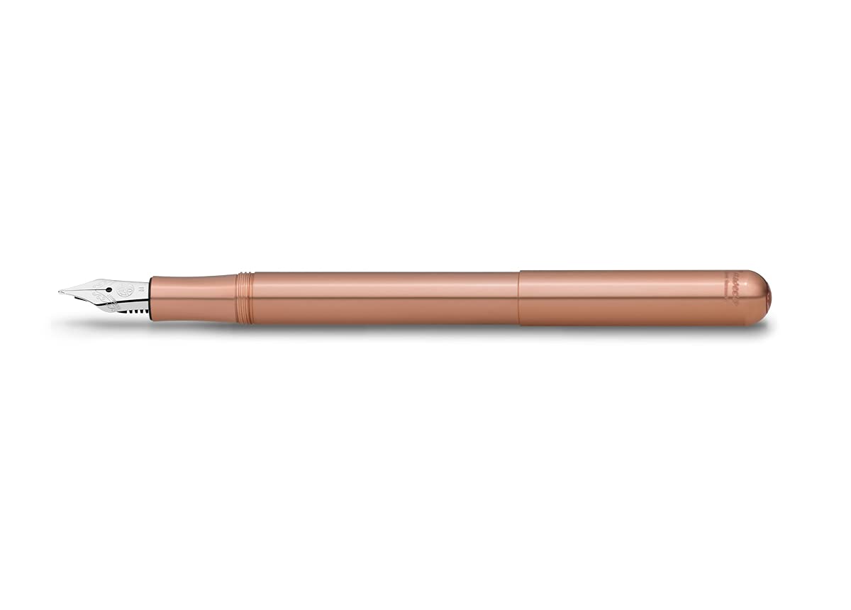 Kaweco LILIPUT Fountain Pen Copper I Premium Copper Fountain Pen for Ink Cartridges 12.5 cm I Nib: M (Medium)