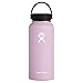 Hydro Flask Water Bottle - Stainless Steel & Vacuum Insulated - Wide Mouth with Leak Proof Flex Cap - 32 oz, Lilac