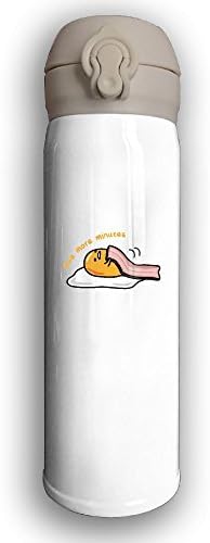 Gudetama Five More Minute Vacuum Cup Unisex Stainless Steel Bottle Travel Mug Coffee For Office Car Bike