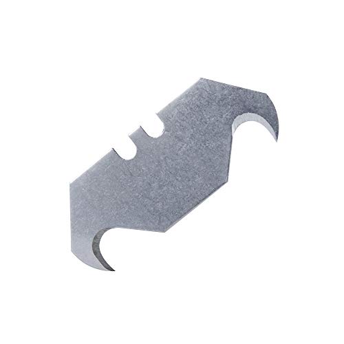 Hook Blade 10 Pack Utility Knife Hooked Razor Blades Ten Super Sharp Refill Blades in