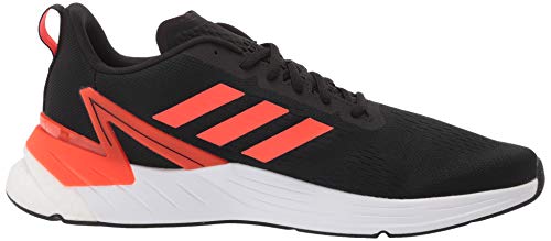 adidas mens Response Super Running Shoe, Black/Solar Red/Halo Silver, 9.5 US | Pricepulse
