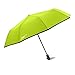 Extreme Degrees High Visibility Neon-Umbrella. Compact Lightweight Folding Umbrella with LED Flashlight. Protects from Rain or Sunlight- UV Protection. Men, Women & Kids.