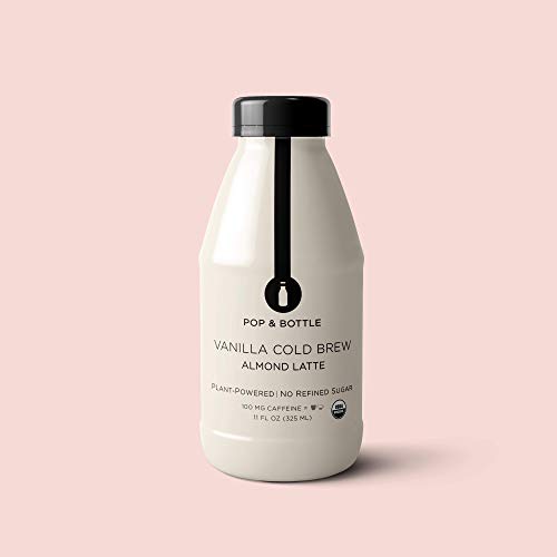 Pop & Bottle Lattes - CLASSIC + VANILLA COLD BREW BESTSELLER PACK | 12 pack, 11 oz each (organic, dairy free, no refined sugar, fair trade, plant based, superfood enriched, paleo) - Thumbnail 3