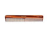 Kent The Handmade Comb - 175 mm Coarse and Fine Toothed Comb Sawcut 5T