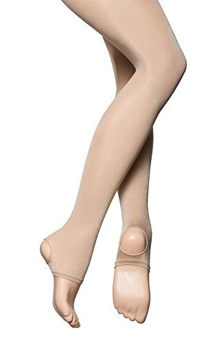 tan stirrup dance tights
