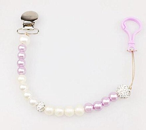 Baby Nursing Accessories Metal Pacifier Clip Plastic Clip Bead Bead Full Drill Ball Crafts Nursing Pendant