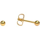 STUDEX Sensitive Ball Stud Earrings | Hypoallergenic and Nickel Safe for Sensitive Ears | High Fashion Earrings for Women and Men