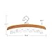 Ohuhu Belt Hanger Organizer for Closet 2 Pack 12 Hooks Max 36 Belts Tie Rack Wooden Belt Holder for Storage 360 Degree Rotating Space Saver Organizer for Men Women Belt Tie Scarf-Burlywood