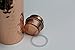 Copper Splash-Copper Water Bottle Hammered-Large-Leak Proof Ayurvedic Pure Copper Vessel for drinking water-Enjoy the Ayurvedic Health Benefits-Holds 30oz