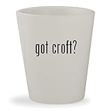 got croft? - White Ceramic 1.5oz Shot Glass