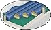 Waterbed Tubes- Waveless Softside fluid bed replacement tube 71in length