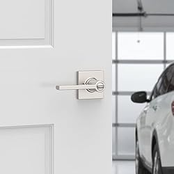 Kwikset Casey Entry Door Handle with Lock and