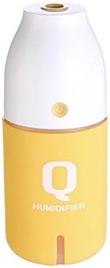 [nijiadipai] Humidifier, Loyalfire Mini Mist Q Bottle Humidifier with USB Mini Night Light Air Humidifier Perfume Machine, Whisper-Quiet Operation, Automatic Shut-Off, and Night Light Function