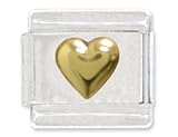 Heart Italian Charm Bracelet Link