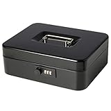 Jssmst Large Cash Box with Combination Lock