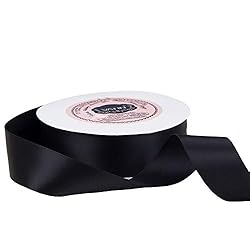 VATIN 1 inch Double Faced Polyester Satin Ribbon