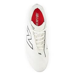 New Balance Unisex BurnX4 Lacrosse Shoe, White/Grey