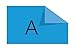 DYMO LetraTag Labeling Tape for LetraTag Label Makers, Black Print on Blue Plastic Tape, 1/2'' W x 13' L, 1 roll (91335)