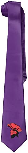 Men's Classic Cartoon Trojan Spartan Warrior Artistic Neck Ties Soft And Silky Ties