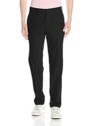 louis raphael Golf Hombre frontal plano rendimiento elástico absorber la humedad pantalón de golf con comodidad cintura