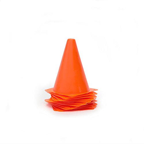 Orange Sports Cones Set of 12 Perfect for Exercise Sports and