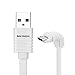 Online-Enterprises 20 Foot Flat Cord- Super Charging Power Cable- Fits, Arlo Pro, Arlo Pro 2, Arlo GO -Indoor/Outdoor Flat Cable, Weatherproof- (White Charging/Power Cord with White Plug)