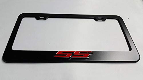 Usudu 3D SS Logo Emblem Stainless Steel License Plate Frame Rust Free W/Bolt Caps for Chevy Camaro ( - //coolthings.us