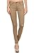 Vialumi Women's Solid Colored Pants Slashed Knee Skinny Jeans - Many Colors
