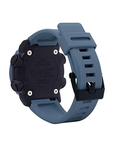 Mens-Casio-G-Shock-Analog-Digital-Carbon-Resin-Blue-Camoflauge-Dial-Watch-GA2000SU-2A