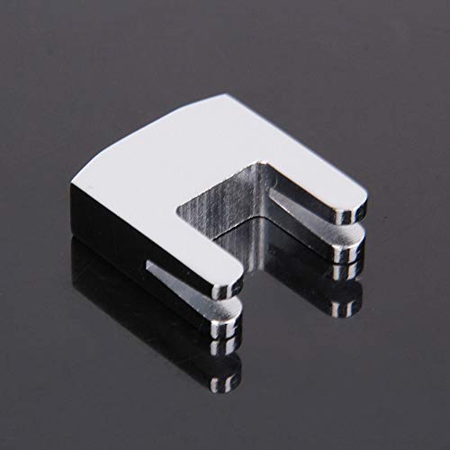 FidgetFidget Durable Heavy Cello Practice Mute Portable 4 String Silver Zinc Alloy Cello Mute
