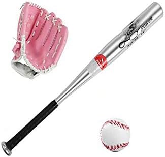 Aishanghuayi Baseball Gloves, Teens 10.5" Baseball Gloves Series, Left Hand Gloves, (Gift: Aluminum 25" Baseball Bat + Baseball 1)