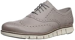 Cole Haan Men's Zerogrand Wingtip Oxford, Ironstone