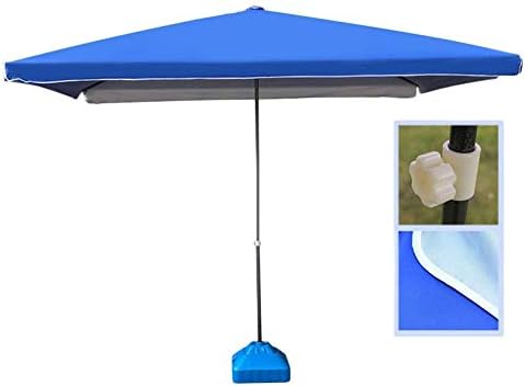9ft Square Portable Patio Outside Market Umbrella For Outdoor