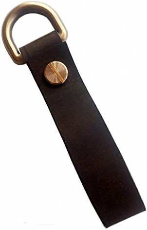 MEEBOY Belt Loops Pants Buckle leather Polished Sliver Keyring Keychain Car Key Chain Ring