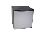 EdgeStar 1.1 Cu. Ft. Convertible Refrigerator or Freezer w/Lock - Stainless Steel