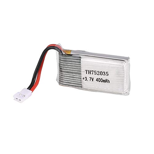 2PCS 3.7V 400mAh Li-po Battery for HUBSAN H107/MJX F47/JJR/C F180 RC Drone Quadcopter Aircraft UAV Spare Part Accessories - Thumbnail 6