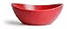 Architec EcoSmart 7qt Serving Bowl, Recycled Plastic and Flax Husk, Made in The USA, Red PolyFlax