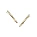 Humble Chic Women's Solid Bar Ear Crawlers Minimal Modern Cuff Post Stud Earrings