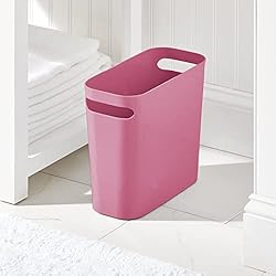 mDesign Plastic Small Trash Can, 1.5