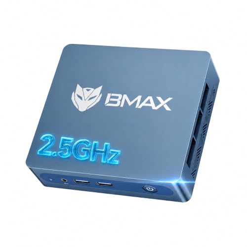 BMAX Büro Mini PC Intel Celeron J3355 mit Win11 Home, 6GB RAM 128GB eMMC