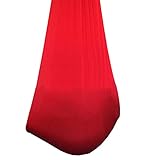 Indoor Therapy Swing for Kids and Teens w/More Special Needs, Cuddle Hammock Ideal for Autism, ADHD, Aspergers and Sensory Integration Snuggle Swing Hammock (Up to 175LBS) (Red)