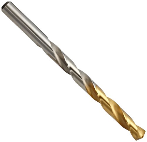 YG-1 High Speed Steel Gold-P Jobber Drill Bit, TiN Finish, Straight Shank, Slow Spiral, 135 Degree, 1.2mm Diameter x 38mm Length (Pack of 1)