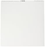 Bazzill BAZ303087 Cdstk 12x12 Dotted Swiss Salt Card Stock