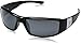 NFL Siskiyou Sports Fan Shop San Francisco 49ers Etched Chrome Wrap Sunglasses One Size Black