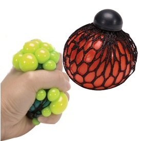 Squishy mesh ball assorted colors